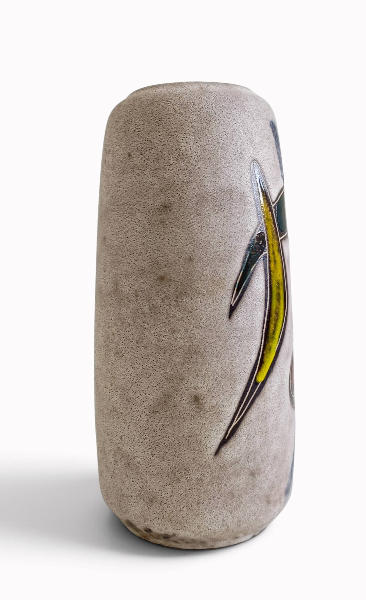 Mid-Century Scheurich Abstract Modernist Ceramic Vase, West Germany, 1960s