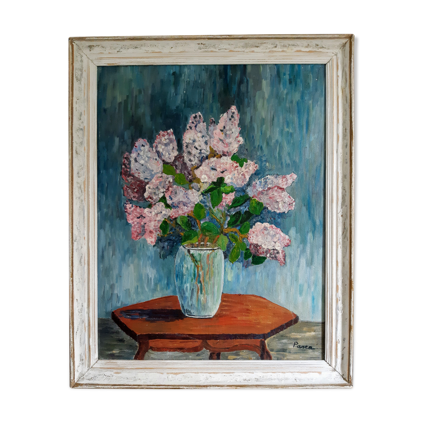 Painting oil bouquet