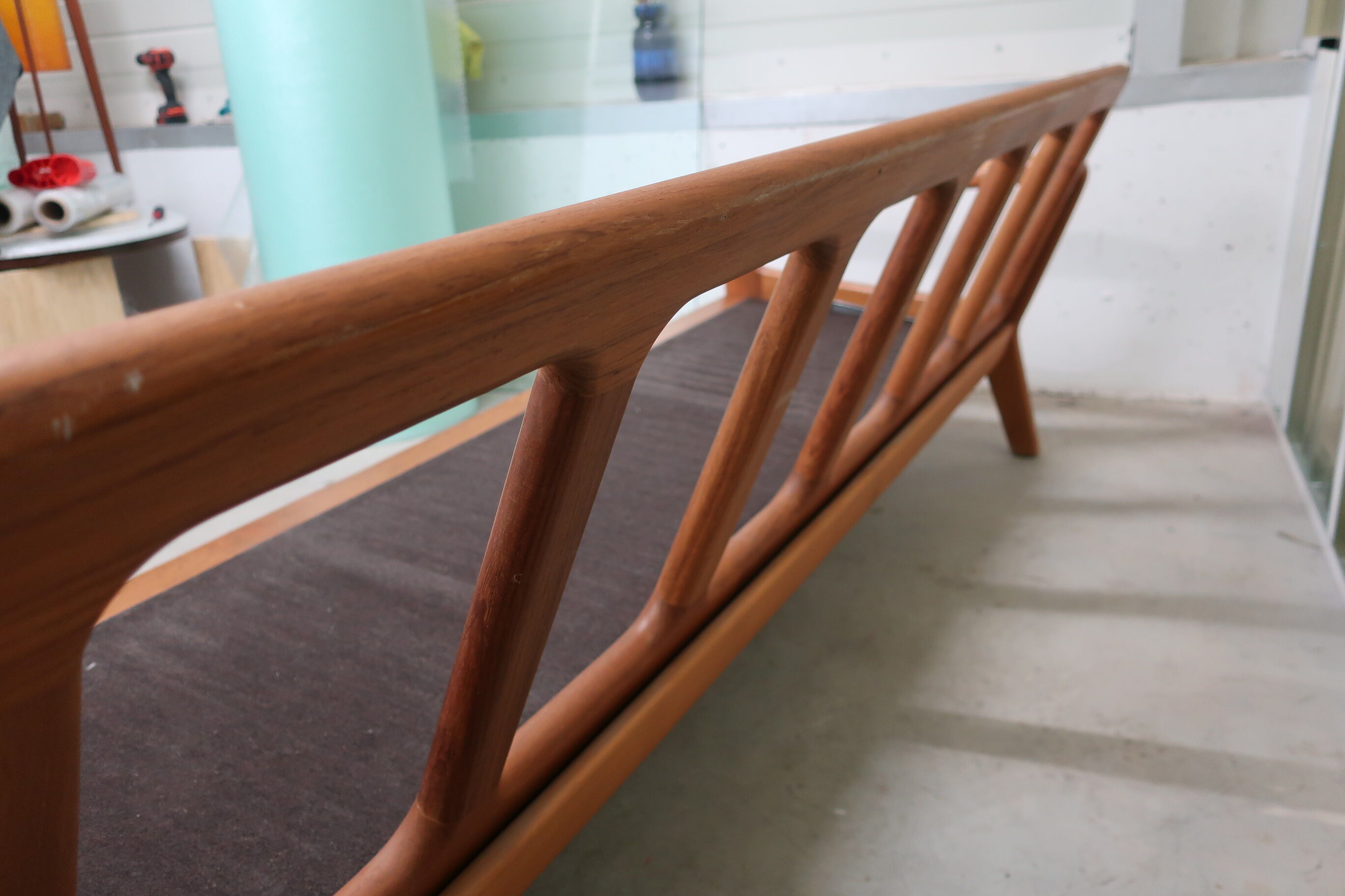 Juul Kristensen 60s daybed sofa in teak