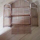 Rattan shelf to hang or lay