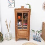 Vintage glass hosiery cabinet