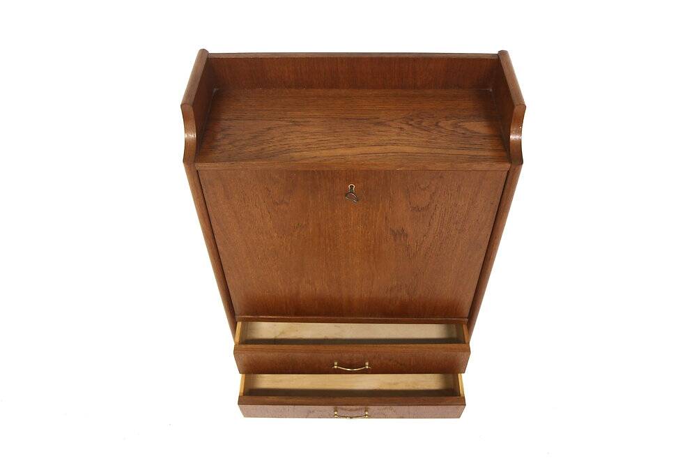 Scandinavian teak secretary desk, Sweden, 1960