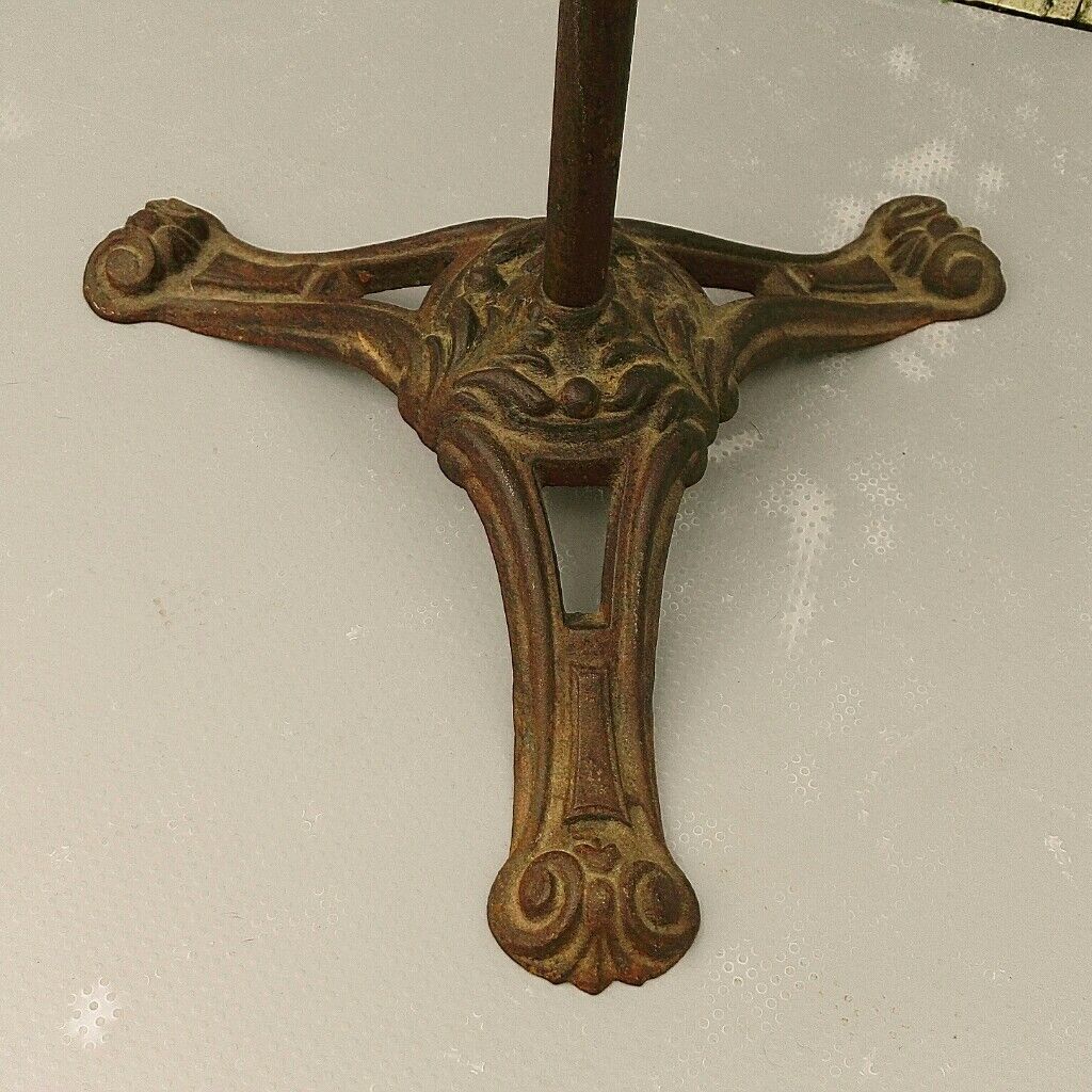 Bistro table foot vintage cast iron