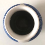 Vase Blanc Bleu Céramique