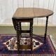Table pliante anglaise en chêne début XXème GATELEG