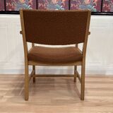 Scandinavian design armchair stamped "hans wegner" 1960.