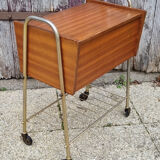 Worker on wheels, work box, vintage, 60s