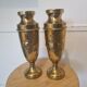 Paire de vases en cuivre début XXéme
