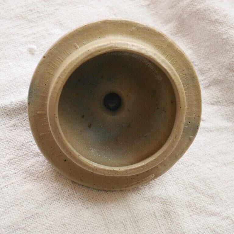 varnished sandstone teapot