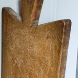 Cutting board in old solid wood