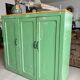 Meuble de métier en bois vintage