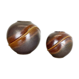Set of 2 rare ceramic pottery "orion" vases by dümler and breiden, germany 1970s