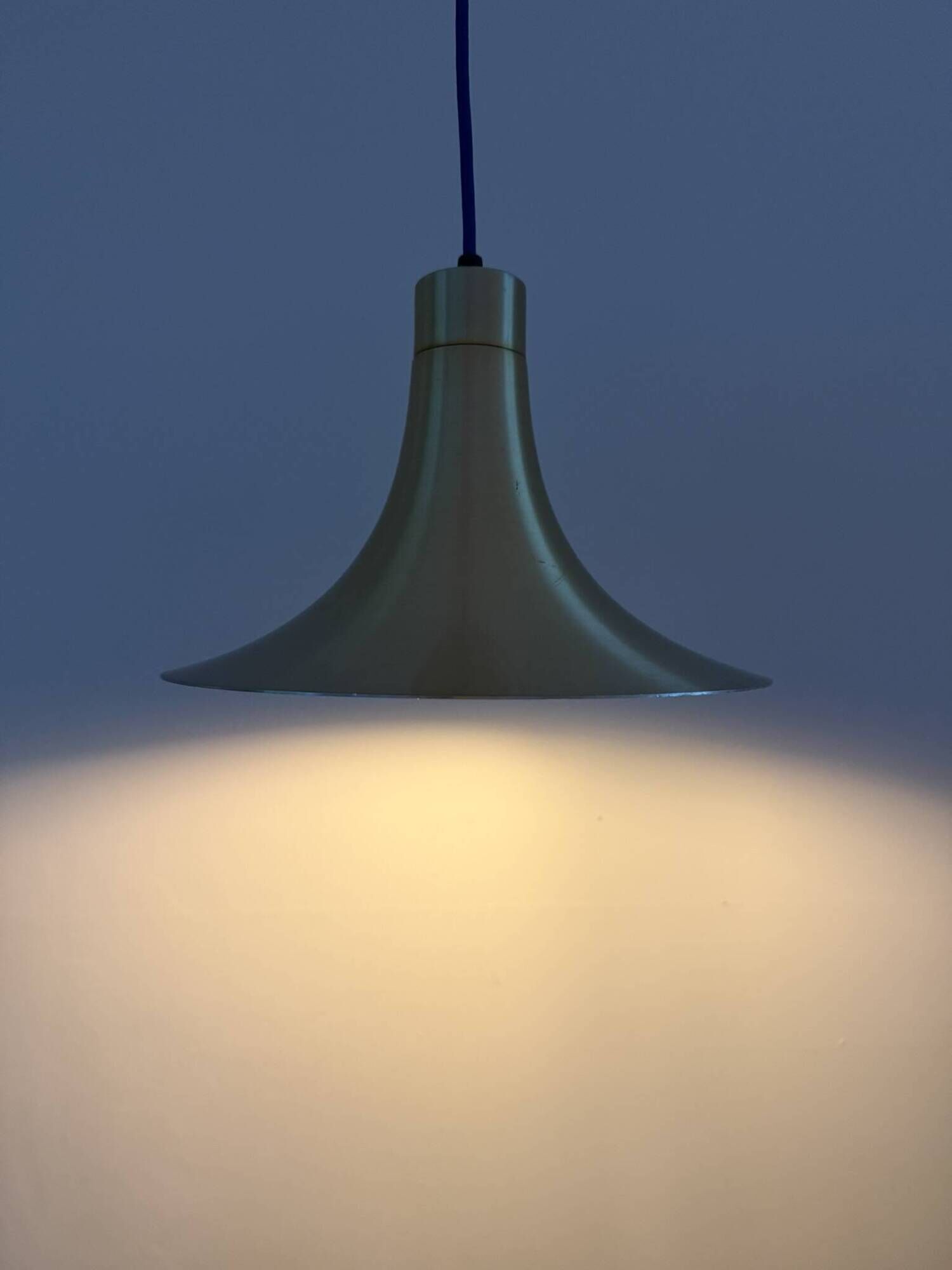 Vintage Danish design lamp in style of Semi pendel - Golden space age lamp