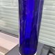 Vintage Scandinavian cobalt blue bubble glass vase from the brand.