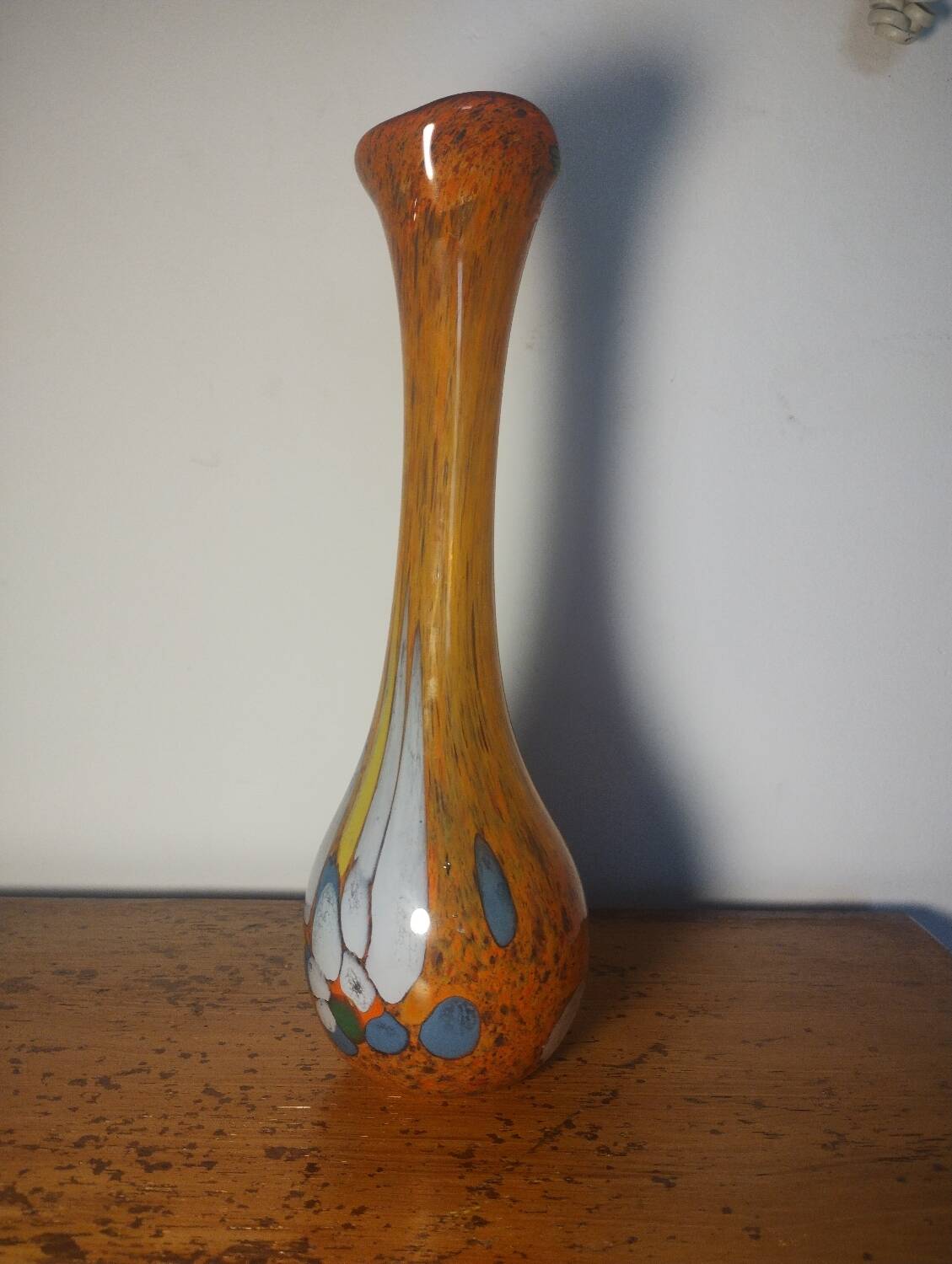 Blown glass vase