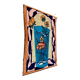 Large silk hanging decoration.