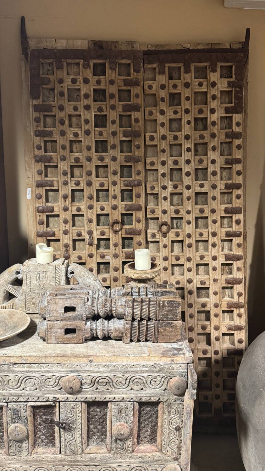 Nandra - Old Indian door made of solid wood no. 2