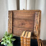 Raw wooden box “The weasel & the hedgehog”
