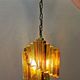 Hanging lamp, designed by Svend Aage Holm Sørensen for Hassel & Teudt in the 1960s, model HT "Rustic