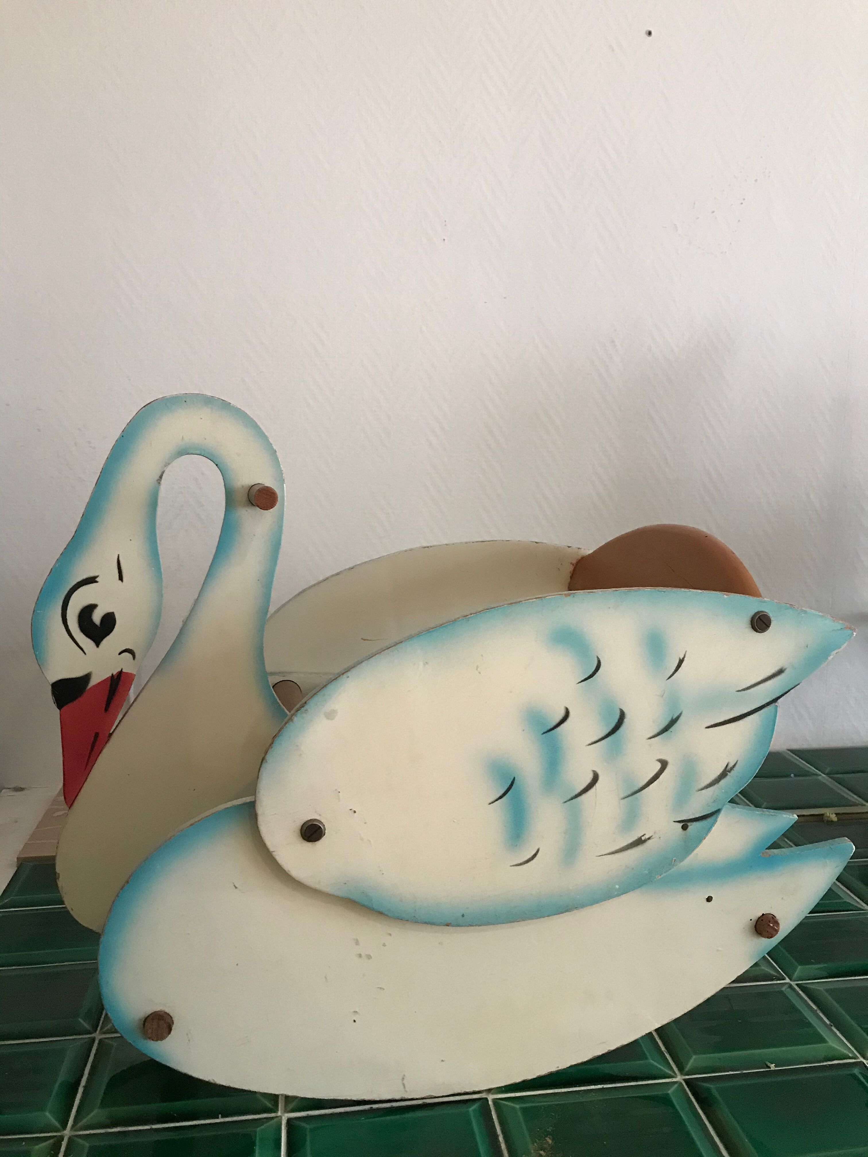 Cygne à bascule