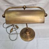 Brass notary and banker lamp