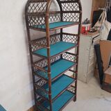 Rattan shelf