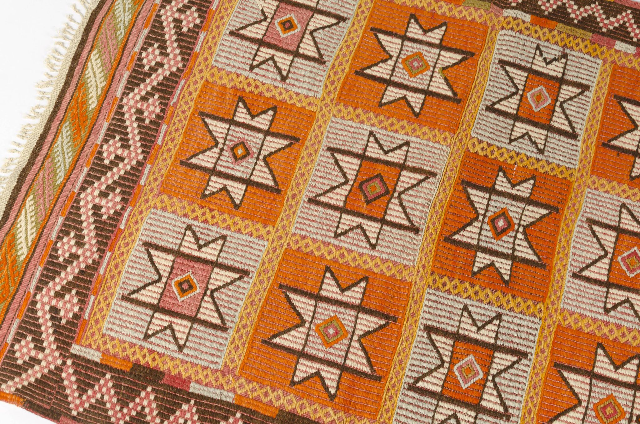 Vintage Turkish Kilim Rug, Handwoven Anatolian Accent Rug,sku-141