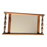 Vintage wooden mirror tray