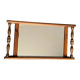 Plateau miroir vintage en bois