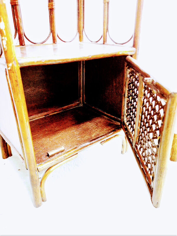 Rattan and canning bedside