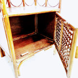 Rattan and canning bedside