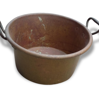 Bassine à confiture en cuivre