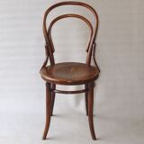 Bistro chair N°14 seat wood of Turpe Germany 1900