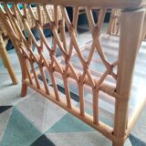 Table basse en rotin