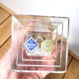 Bohemian crystal candle holder