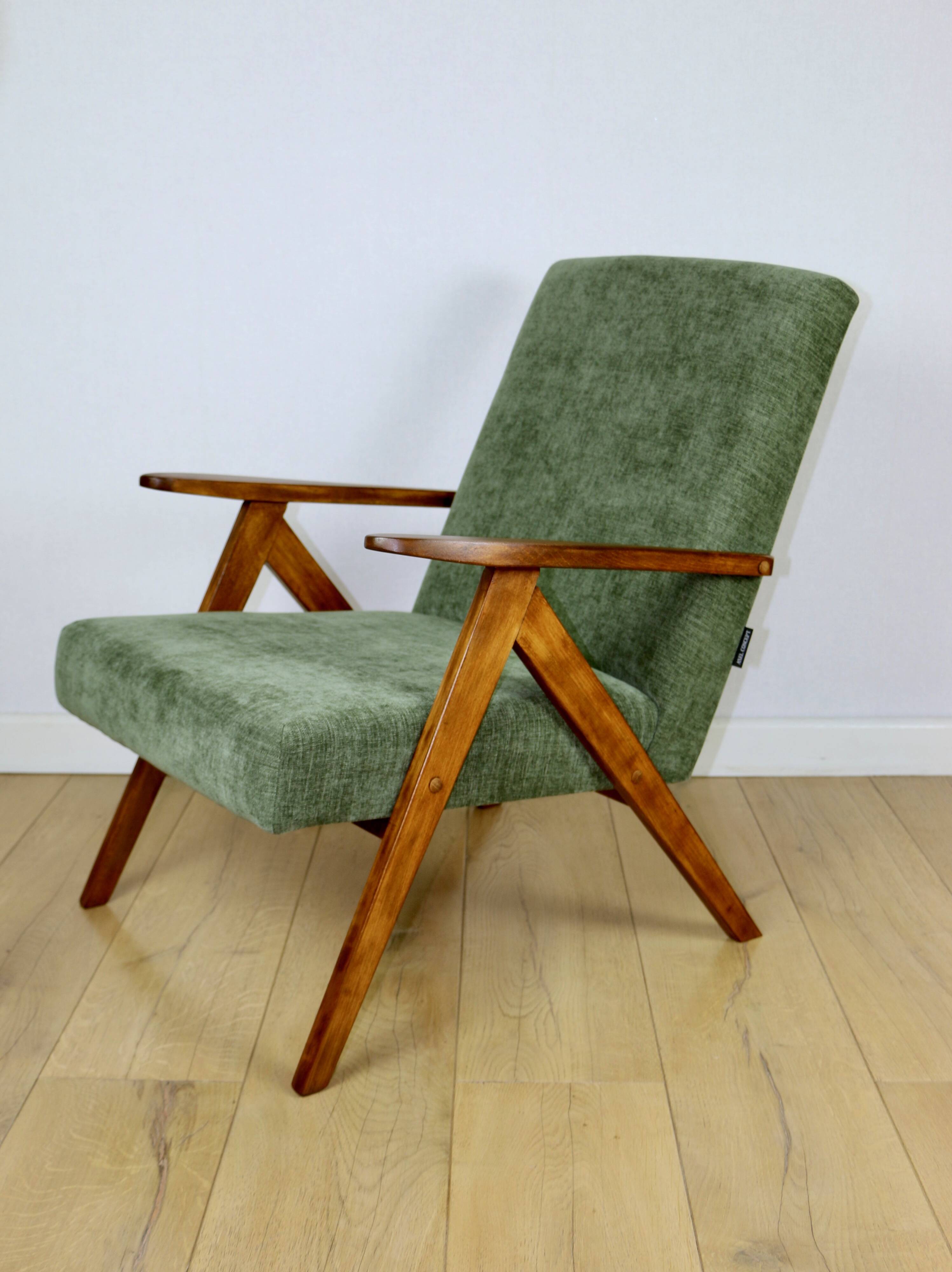 B-310 VAR armchair olive green structural - 2 pieces available