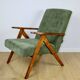 B-310 VAR armchair olive green structural - 2 pieces available