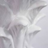 Table lamp ananas ceramic and brass 70s