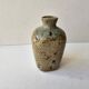 Vase with floral motif in enamelled ceramic - signed Suzanne Dauliach