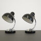 Pair of table lamps Model 6722 Christian Dell for Kaiser Idell