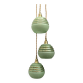 Vintage tulip waterfall pendant light in granite glass