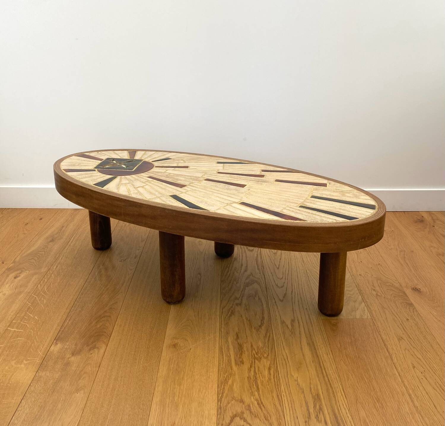 Vallauris ceramic coffee table