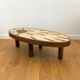 Vallauris ceramic coffee table