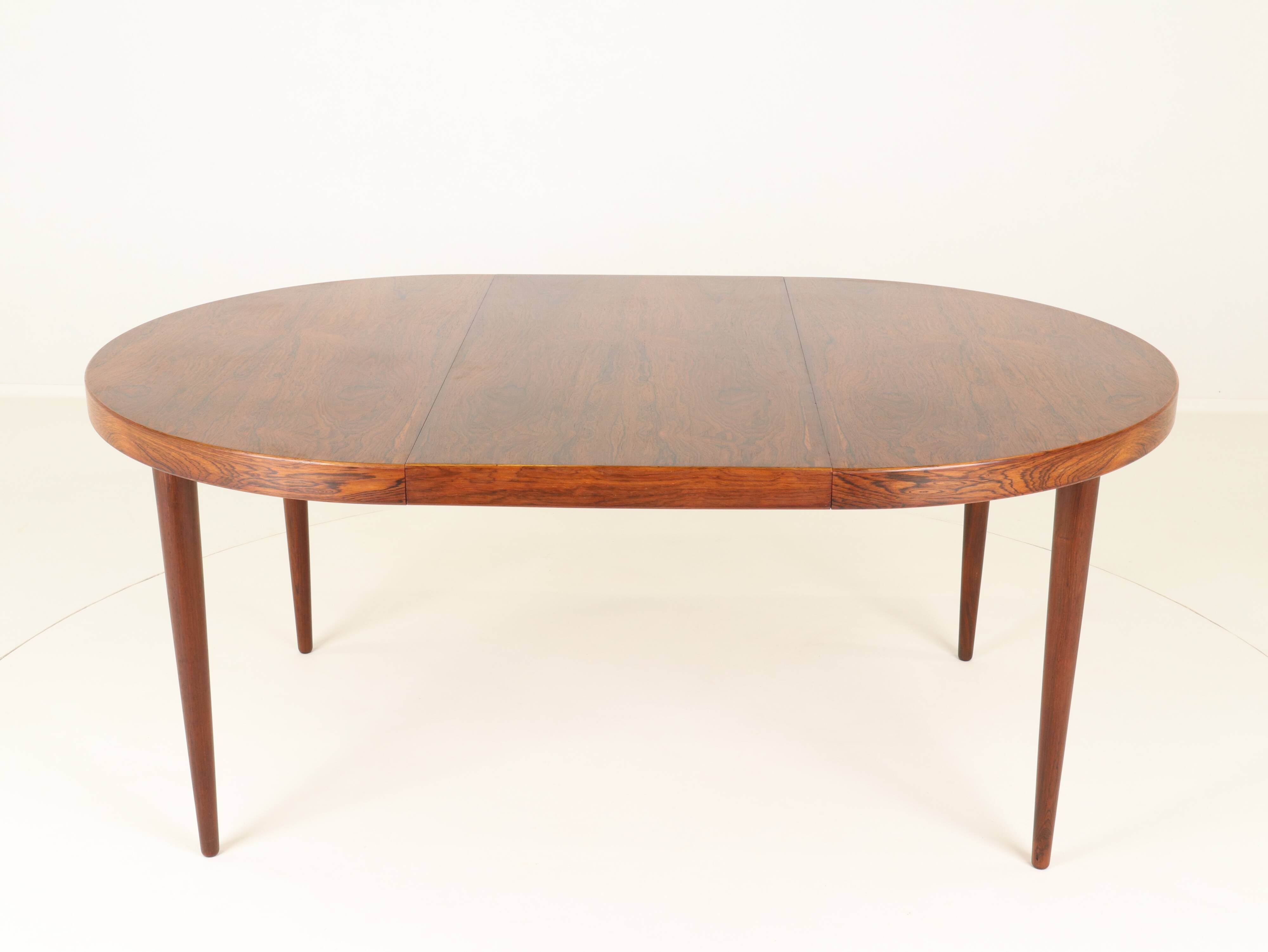 Extendable Rosewood Dining Table Model 56 by Villy Schou Andersen, Denmark, 1960s