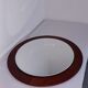 Miroir scandinave vintage en palissandre, années 1970