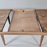 Vintage dining table in ash, 1960s