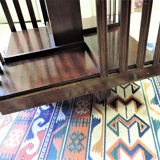 Mahogany revolving bookcase