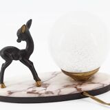 Art Deco fawn lamp