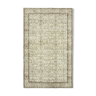 Handwoven antique anatolian beige carpet 188 cm x 303 cm