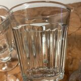 3 anciens verres à vin bistrot